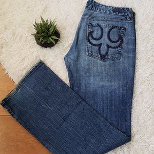 Deluxe Premium Denim Boot Cut Denim - Mid Rise